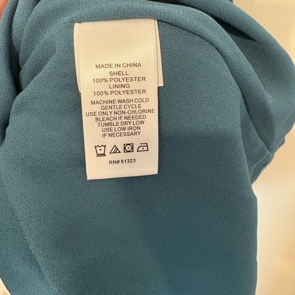 CeCe Teal Blue Mini Dress - Picture 4 of 10